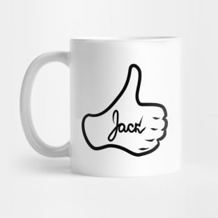 Men name Jack Mug